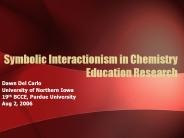 Symbolic Interactionism in Chemistry Education Research