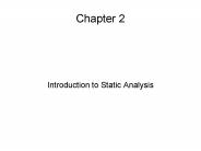 Introduction to Static Analysis