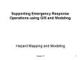 Hazard Mapping and Modeling PowerPoint PPT Presentation