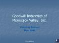 Goodwill Industries of Monocacy Valley, Inc. PowerPoint PPT Presentation