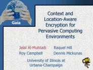 Context and LocationAware Encryption for Pervasive Computing Environments