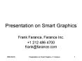 Presentation on Smart Graphics PowerPoint PPT Presentation
