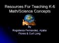Resources For Teaching K6 MathScience Concepts PowerPoint PPT Presentation