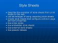 Style Sheets PowerPoint PPT Presentation
