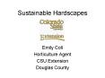 Sustainable Hardscapes PowerPoint PPT Presentation