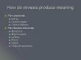 How do movies produce meaning PowerPoint PPT Presentation