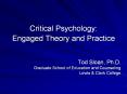 Critical Psychology: Engaged Theory and Practice PowerPoint PPT Presentation
