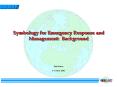 Symbology for Emergency Response and Management: Background PowerPoint PPT Presentation