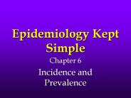 Epidemiology Kept Simple