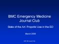 BMC Emergency Medicine Journal Club PowerPoint PPT Presentation