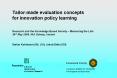 Tailor-made evaluation concepts for innovation policy learning  Research and the Knowledge Based Society  PowerPoint PPT Presentation