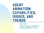 Agent animation: capabilities, issues, and trends