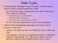 Data Types PowerPoint PPT Presentation