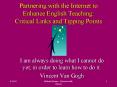 Partnering with the Internet to Enhance English Teaching: Critical Links and Tipping Points PowerPoint PPT Presentation