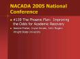 NACADA 2005 National Conference PowerPoint PPT Presentation