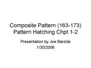 Composite Pattern 163173 Pattern Hatching Chpt 12