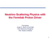 Neutrino Scattering Physics with