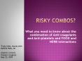 Risky Combos PowerPoint PPT Presentation