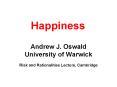 Happiness PowerPoint PPT Presentation