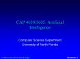 CAP 46305605: Artificial Intelligence PowerPoint PPT Presentation