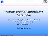 water statistics, technical obstacles