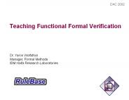 Teaching%20Functional%20Formal%20Verification