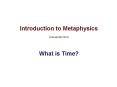 Introduction to Metaphysics PowerPoint PPT Presentation