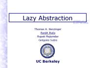 Lazy Abstraction