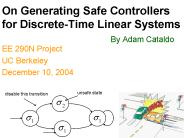 On Generating Safe Controllers for DiscreteTime Linear Systems