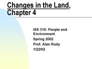 Changes in the Land, Chapter 4