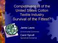 the united states cotton textile industry has declined in t PowerPoint PPT Presentation