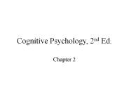 Cognitive Psychology, 2nd Ed.
