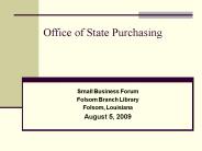 Office of State Purchasing