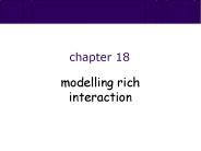 modelling rich interaction