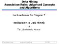 Data Mining Association Rules: Advanced Concepts and Algorithms PowerPoint PPT Presentation
