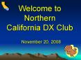 Welcome to Northern California DX Club PowerPoint PPT Presentation