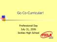 Go CoCurricular PowerPoint PPT Presentation