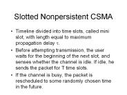 Slotted Nonpersistent CSMA