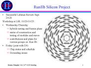 RunIIb Silicon Project