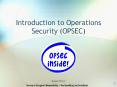 Introduction%20to%20Operations%20Security%20(OPSEC) PowerPoint PPT Presentation