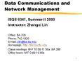 Data Communications and Network Management PowerPoint PPT Presentation