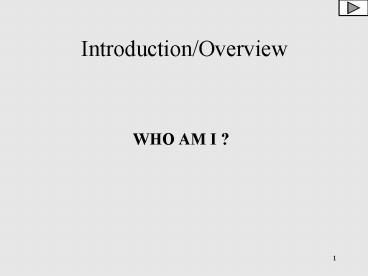 IntroductionOverview