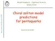 Chiral soliton model predictions for pentaquarks