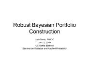 Robust Bayesian Portfolio Construction