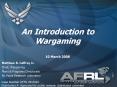An Introduction to Wargaming 10 March 2008 PowerPoint PPT Presentation