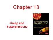 Creep and Superplasticity