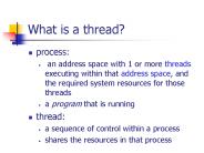 What is a thread