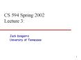 CS 594 Spring 2002 Lecture 3: PowerPoint PPT Presentation