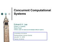 Concurrent Computational Systems
