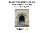 PORTLAND PUBLIC SCHOOLS